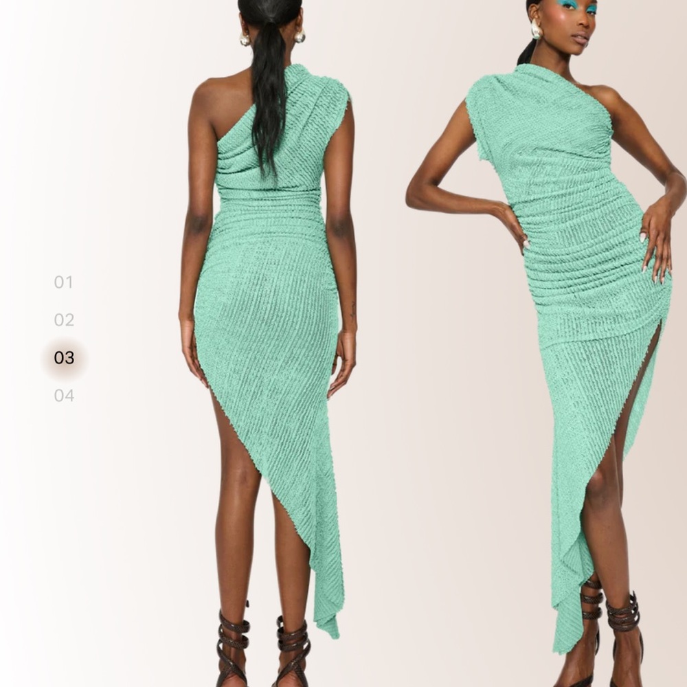 COUCOO PASU DRESS - DUCK EGG - Picture 2 of 3